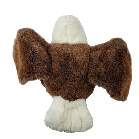 Vintage 90s Bald Eagle 11 inch Plush American Bird Realistic Stuffed Animal Toy - Picture 2 of 6